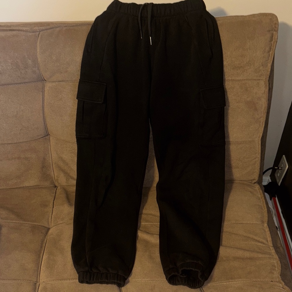 lululemon athletica Black Cargo Joggers